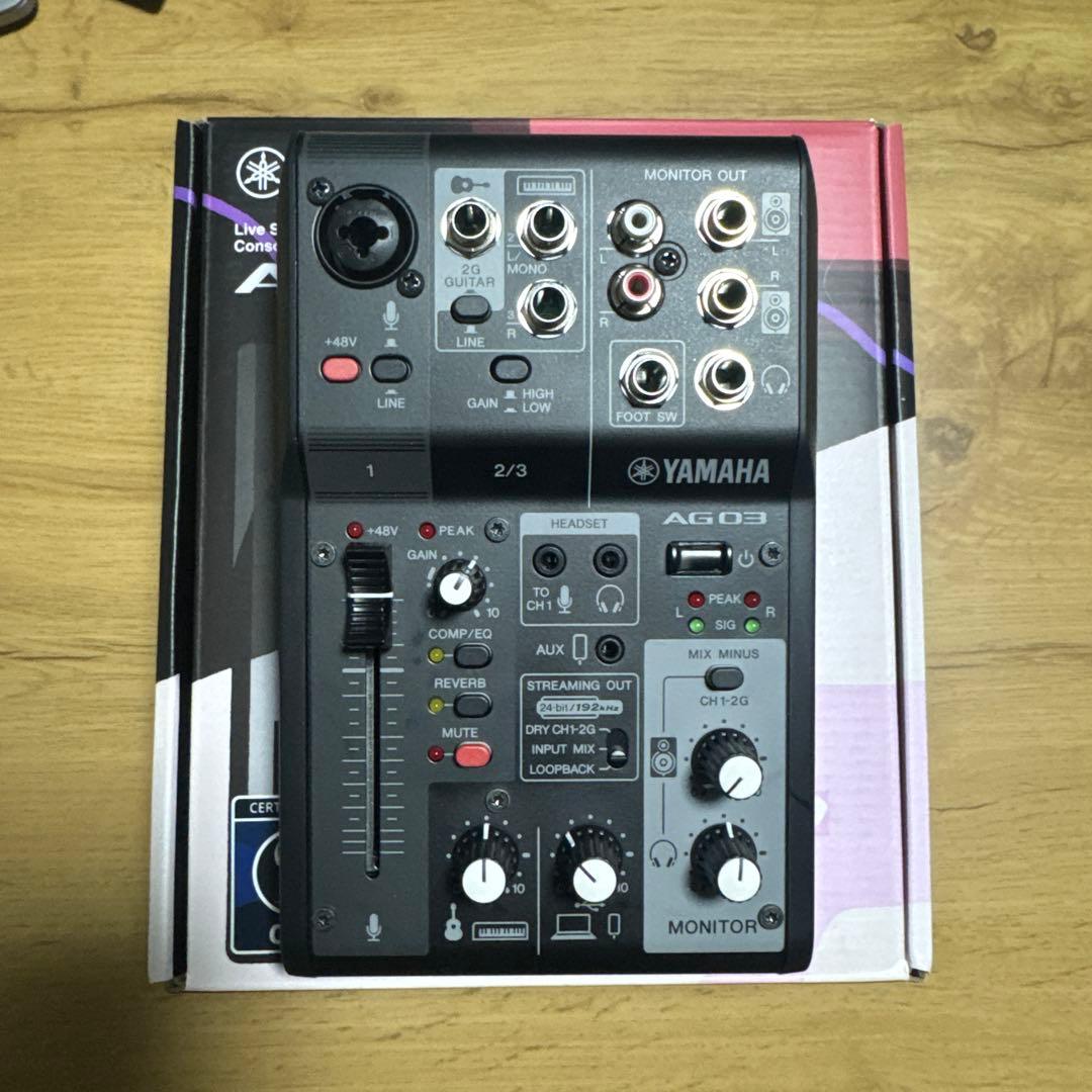 AG03MK2 ブラック Amazon | ヤマハ AG03MK2 ブラック | DJミキサー | 楽器・音響機器