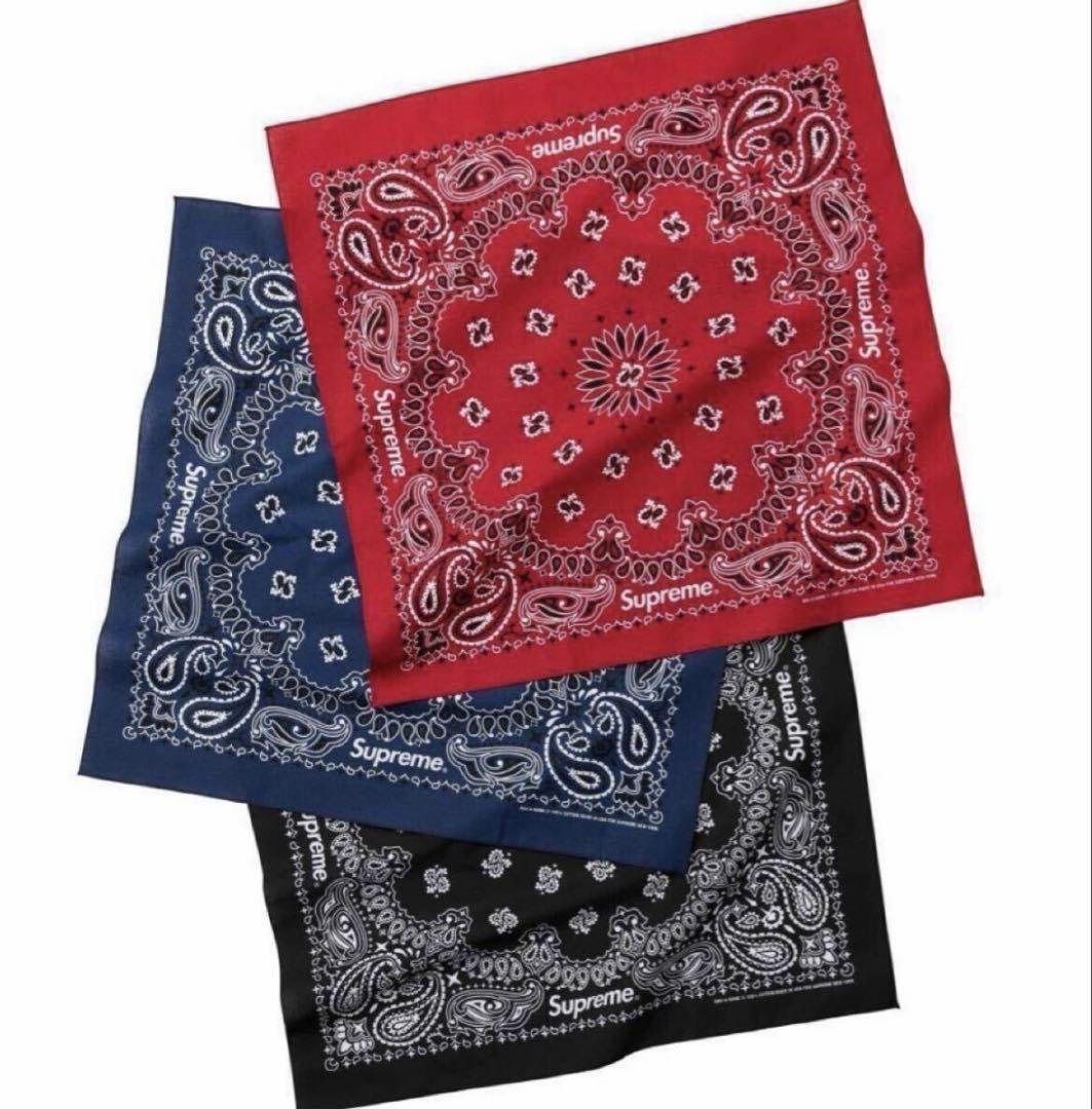 Supreme havahank bandanna シュプリーム バンダナ 3枚 Supreme®/Hav-A-Hank Bandanas (Pack of 3) | Supreme 24ss