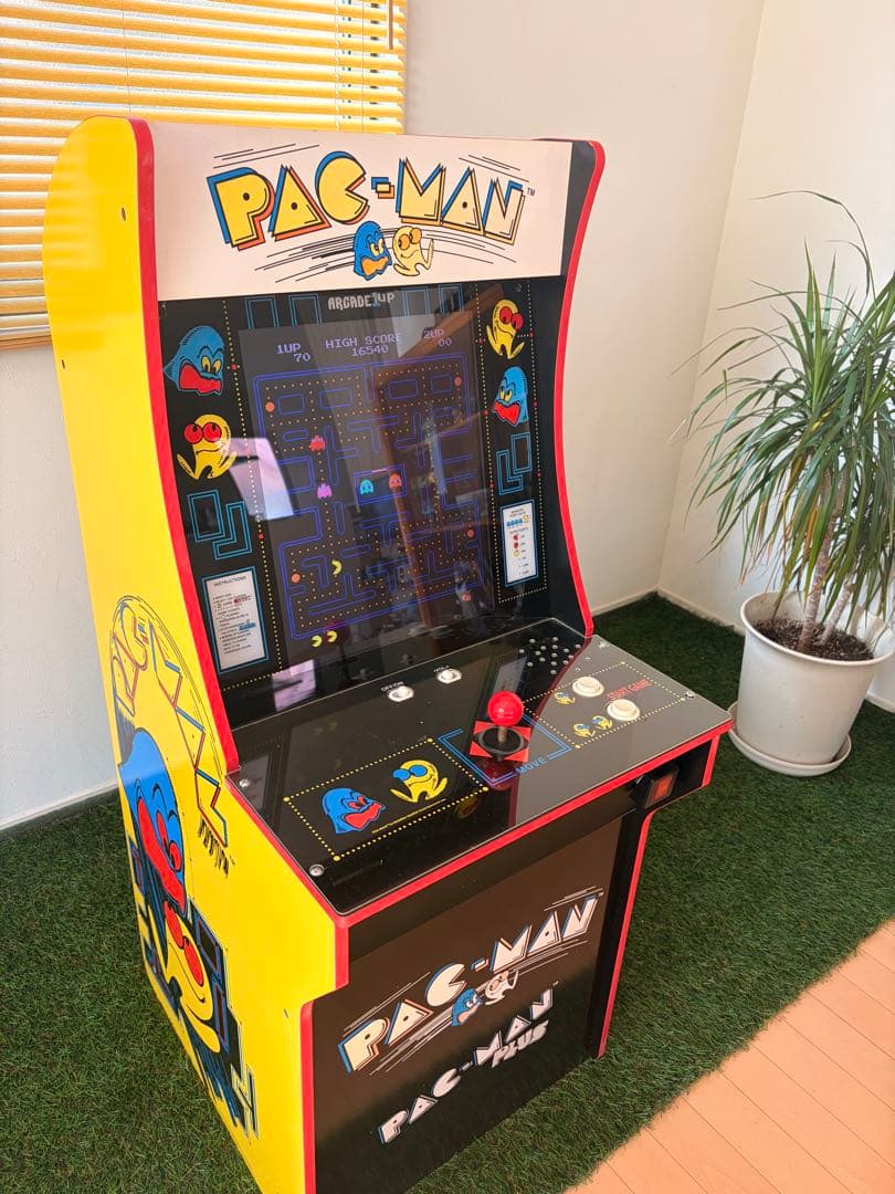 ARCADE1Up パックマン　家庭用アーケードゲーム機 PAC-MAN 家で遊べる”アーケードゲーム機「ARCADE1UP」発表。『パックマン』など