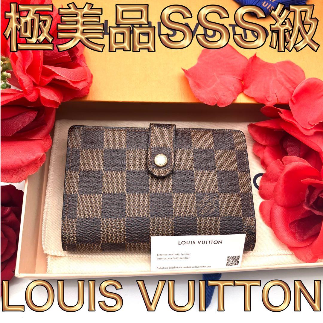 極美品】ルイヴィトン ダミエ ヴィエノワ がま口 折り財布 - メルカリ