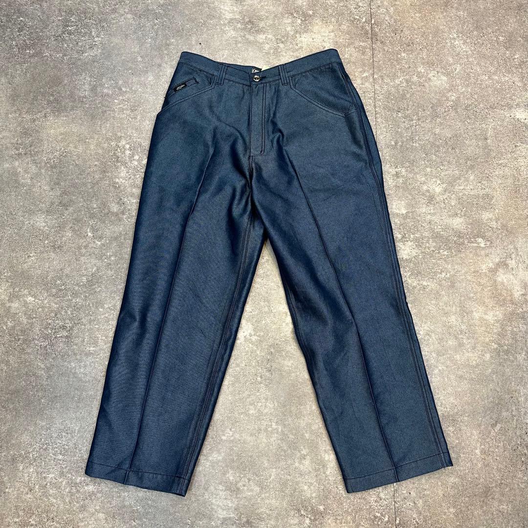 KARL KANI カールカナイ 極太バギー 光沢 ヒップホップ デニムパンツ