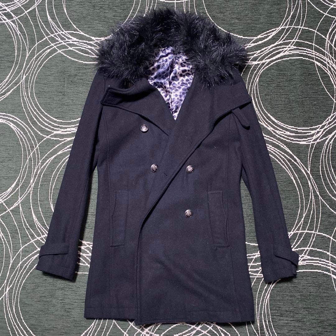 ジャケット・アウター Wild party 00s fur long coat leopard Leopard Faux Fur Coats For Women Fuzzy Cardigan Winter Thickened