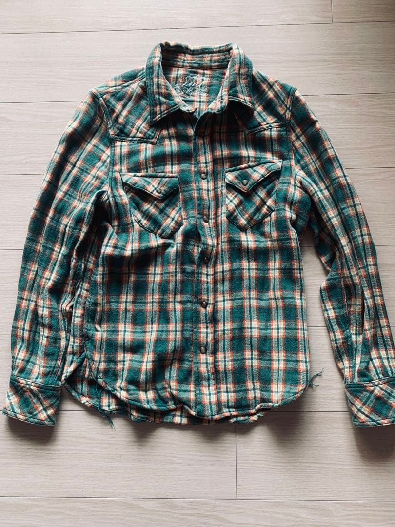 TMT ダブルガーゼチェックシャツ キムタクHERO - メルカリ