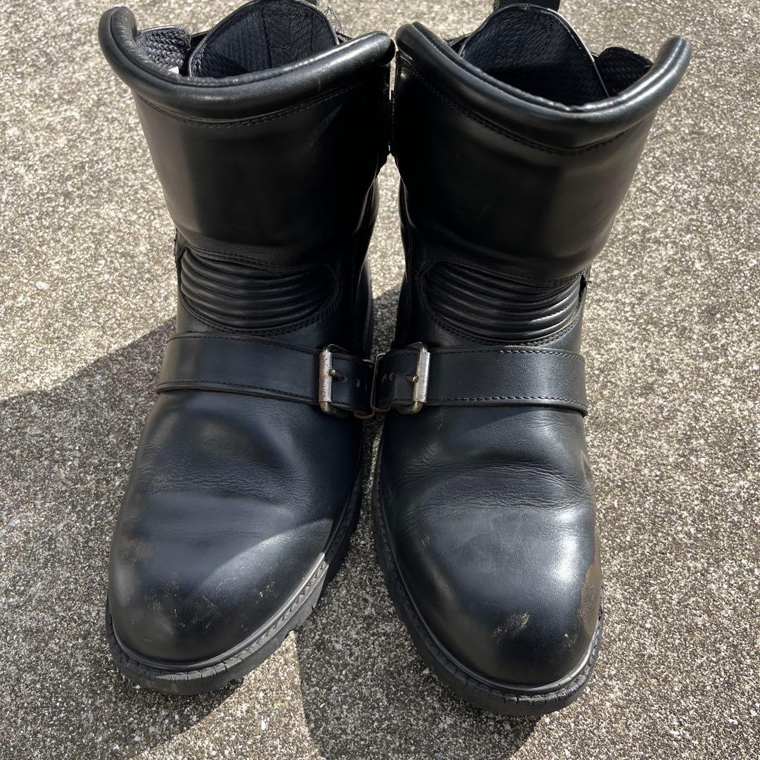 小難有り 日本製 カドヤ ブラックアンクル 25.5cm