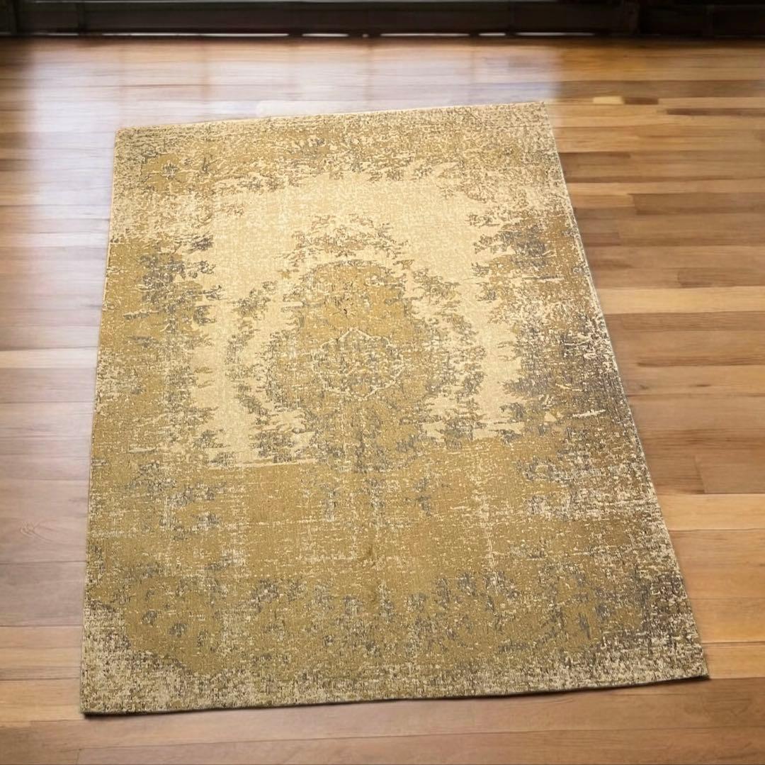 KARE⭐️ キリムポップイエロー 170x240cm ラグ定価85,000円‼️ 廃番】キリムポップイエロー 170x240cm カーペット - カーペット・ラグ