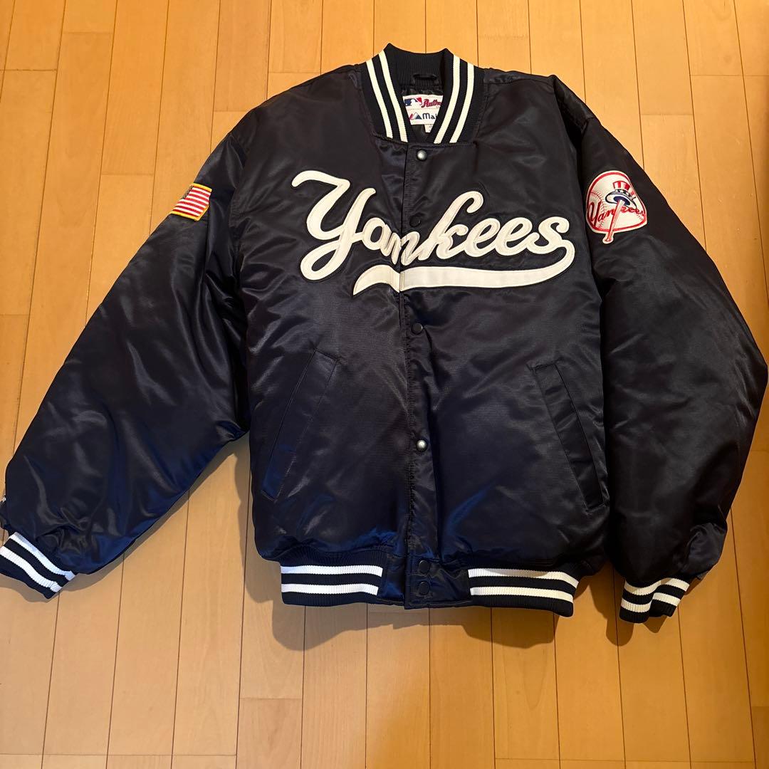 Majestic Yankees スタジャン ネイビー XL 楽天市場】ブルゾン ジャケット マジェスティック MAJESTIC スタジャン