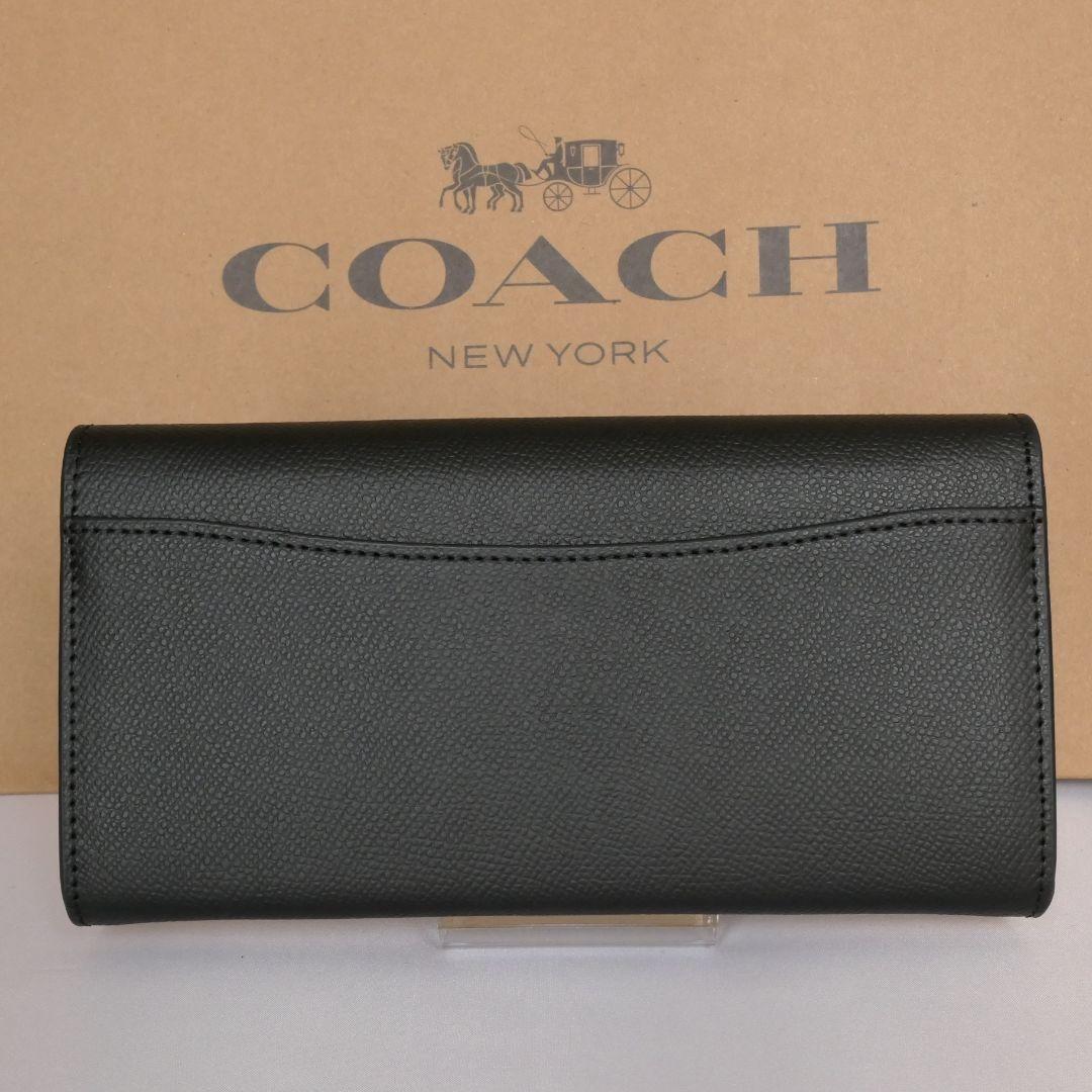 コーチ COACH 長財布 エンベロープ ウォレットシグネチャー キャンバス