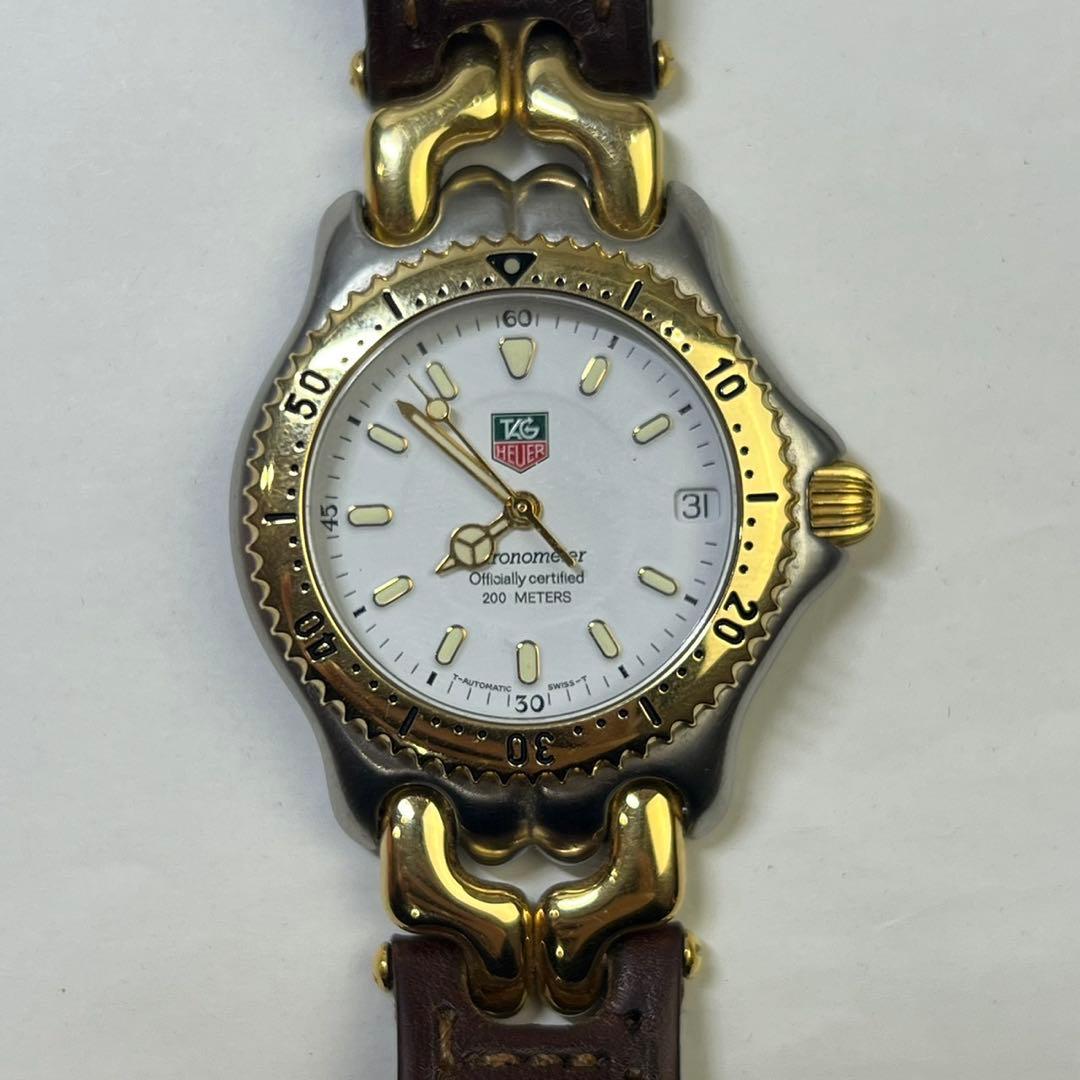 TAGHEUER/タグホイヤー】稼働品 自動巻き 腕時計 ファッション - メルカリ