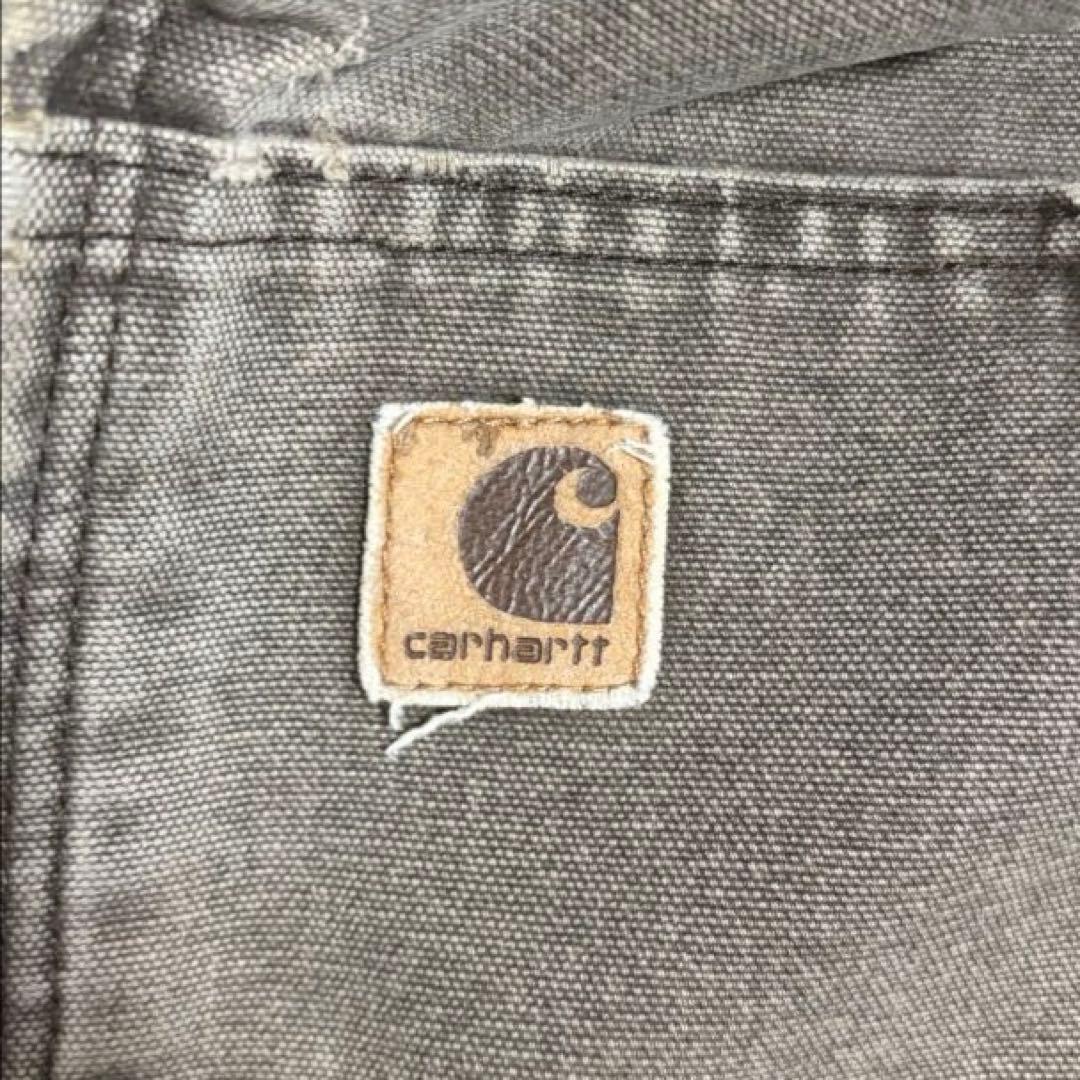 00s Carhartt ダックジャケット アクティブジャケット 鬼ヒゲ 焦茶