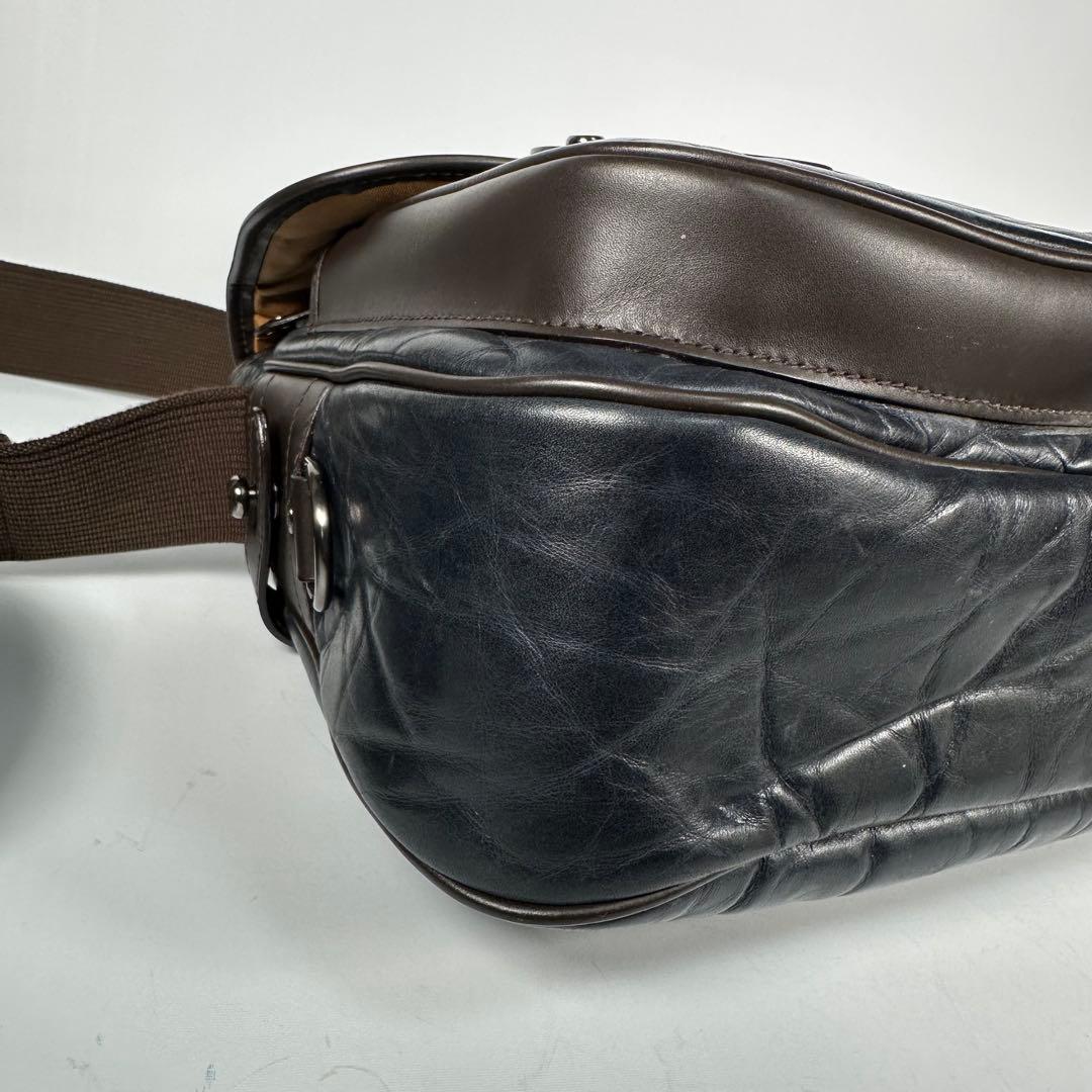 HUNTING WORLD キャリーオール メッセンジャー オールレザー A4可