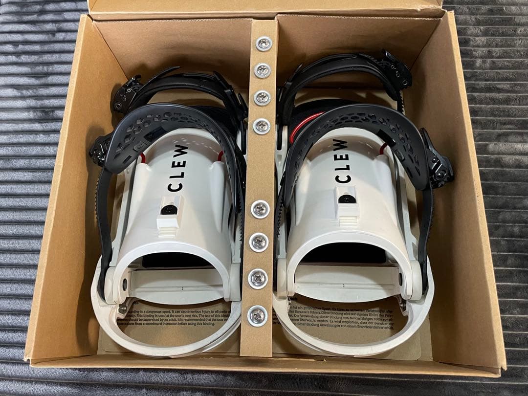 CLEW 20 ビンディング ホワイト Mサイズ CLEW 20 ビンディング ホワイト Mサイズ