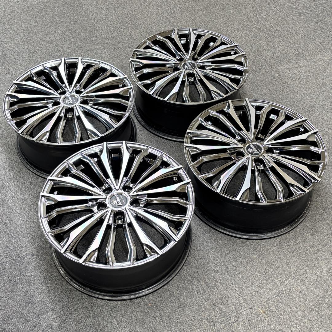 新品タイヤ付 weds クレンツェ フェルゼン ヴォクシー 215/45R18