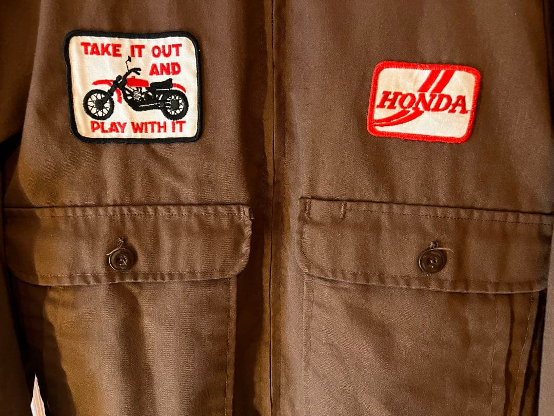 Sears 60年〜70年代 ワークジャケット HONDA ブラウン - メルカリ