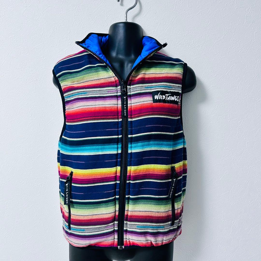 90s WILD THINGS ワイルドシングスdown vest USAベスト - メルカリ