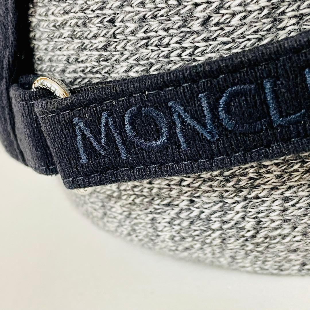 最終！残1】MONCLER モンクレール キャップ ダークネイビー 黒 - メルカリ