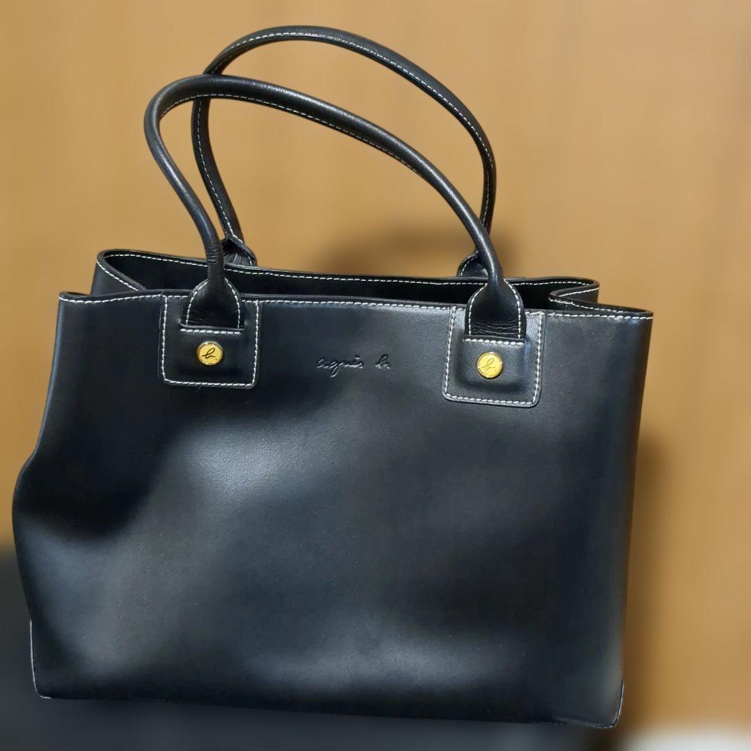 Agnes b VOYAGE アニエスベーボヤージュ ブラックビジネスバッグ
