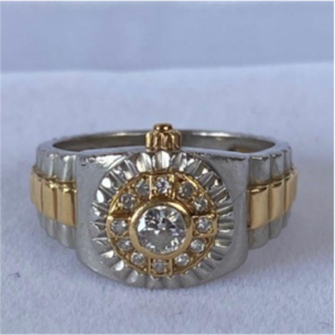 ❗️のみちろ❗️ダイヤモンドリング　16号 3つダイヤモンドリング 指輪・リング minimalvs 通販 3768633｜Creema