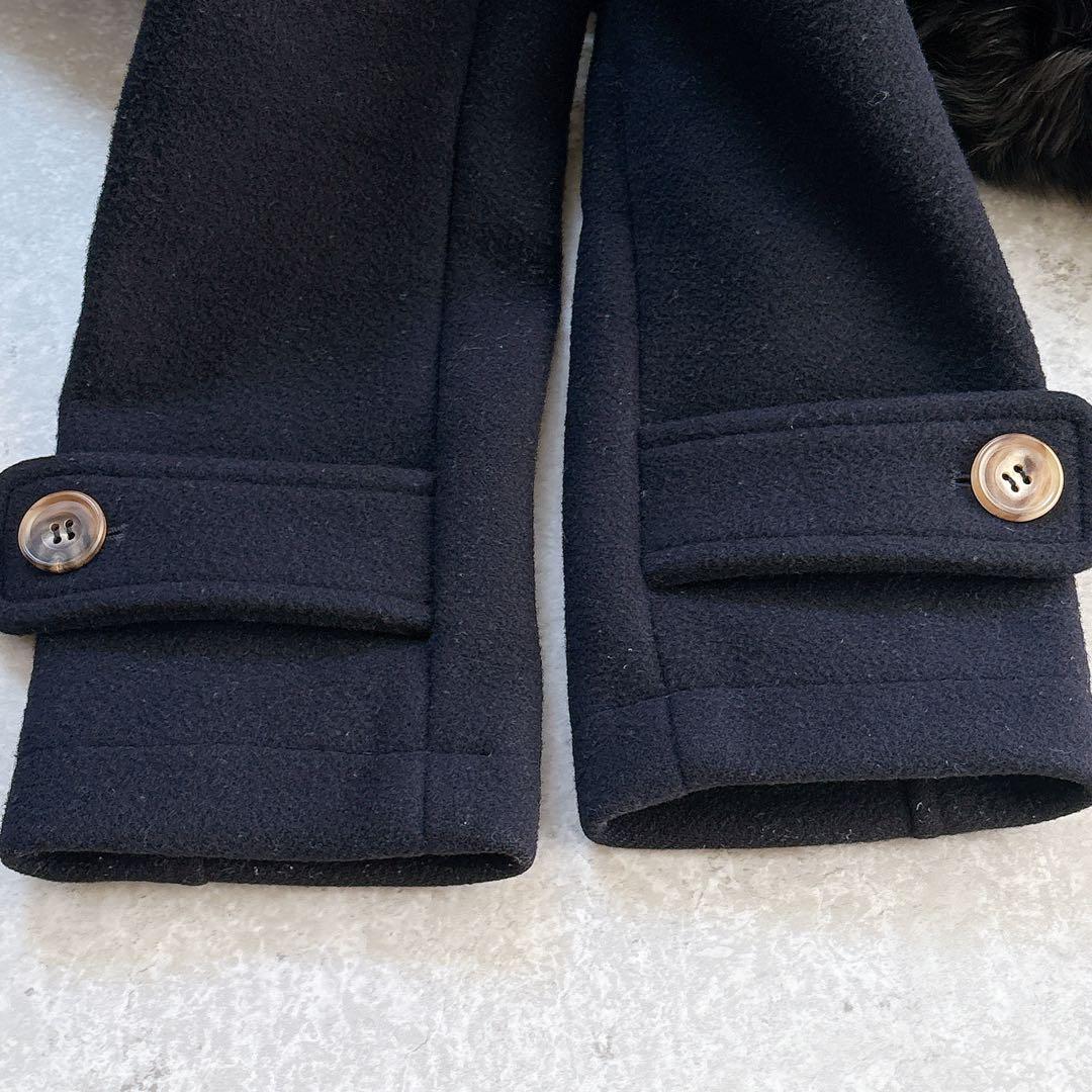 定価18万✨ボーダーズアットバルコニー カシミヤ混ダッフルコート