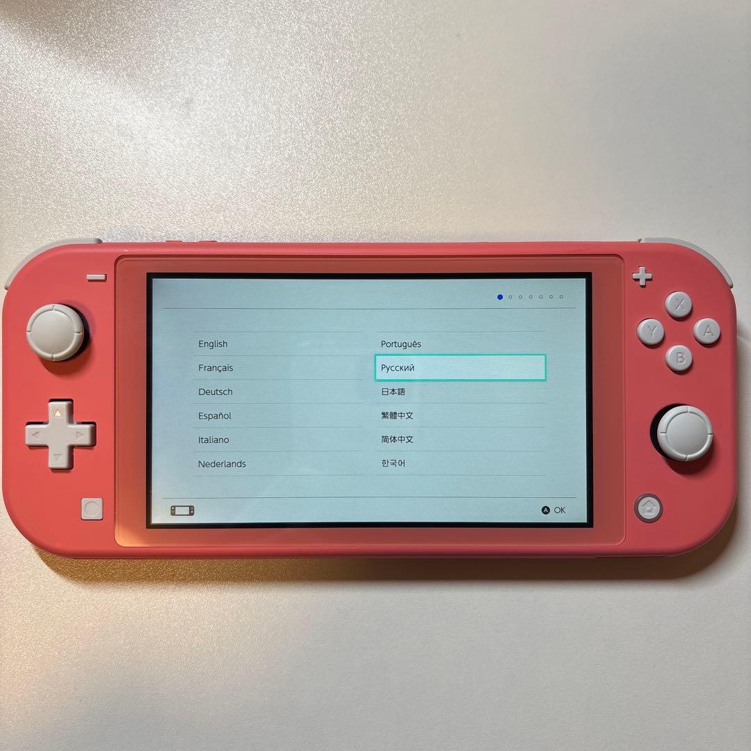 Nintendo Switch Lite ピンク コーラル 本体 中古 - メルカリ