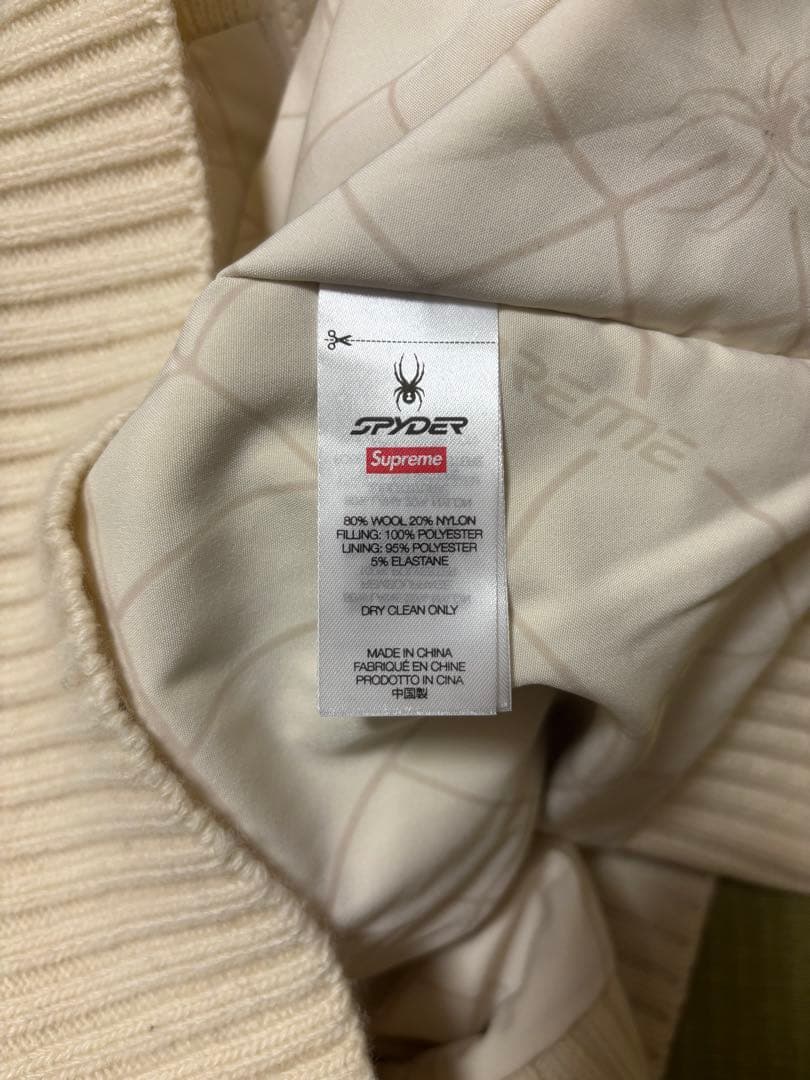 Supreme Spyder Zip Up Sweater XL 試着のみ - メルカリ