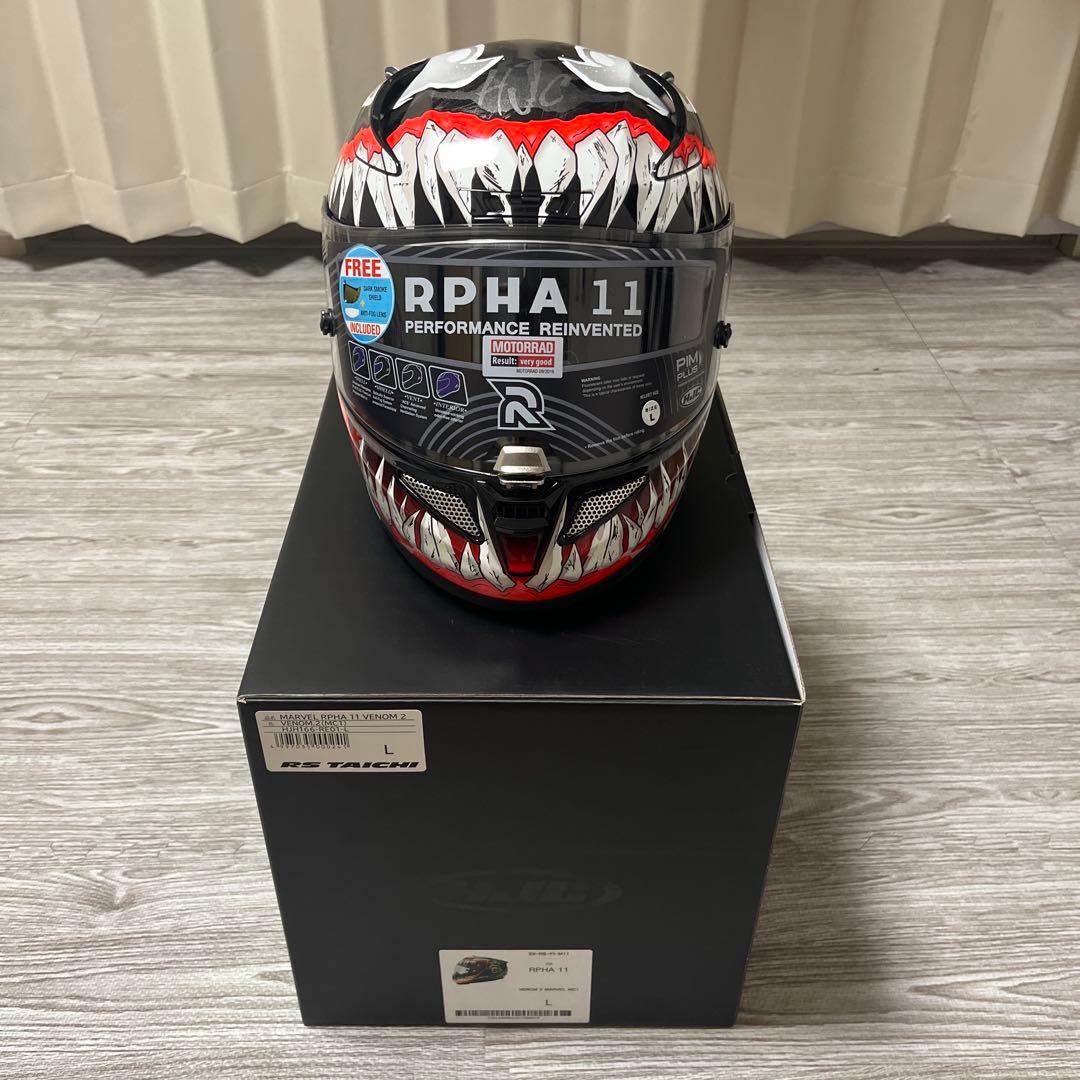 HJC RPHA 11 【MARVEL ヴェノム】 Lサイズ HJC HJC MARVEL RPHA12 ヴェノム3 HJH257 VENOM3(MC1SF) L (バイク用