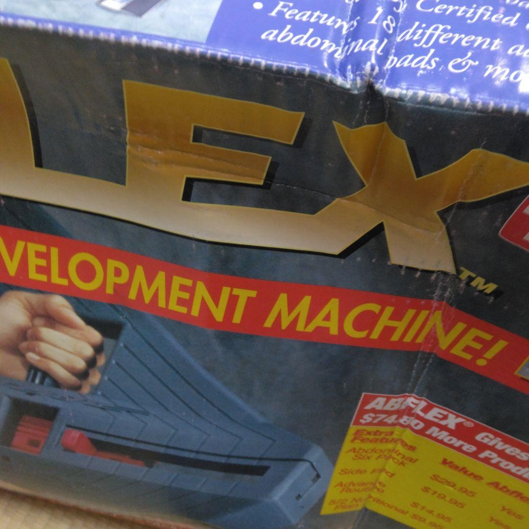 送料込☆ABFLEX(アブフレックス)☆腹筋マシン☆全付属品＋取説付☆年代