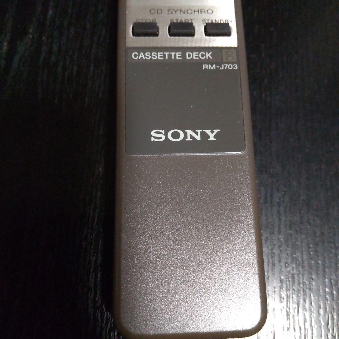 SONY RM-J703 ソニー カセットデッキ用 リモコン 動作確認済み - メルカリ