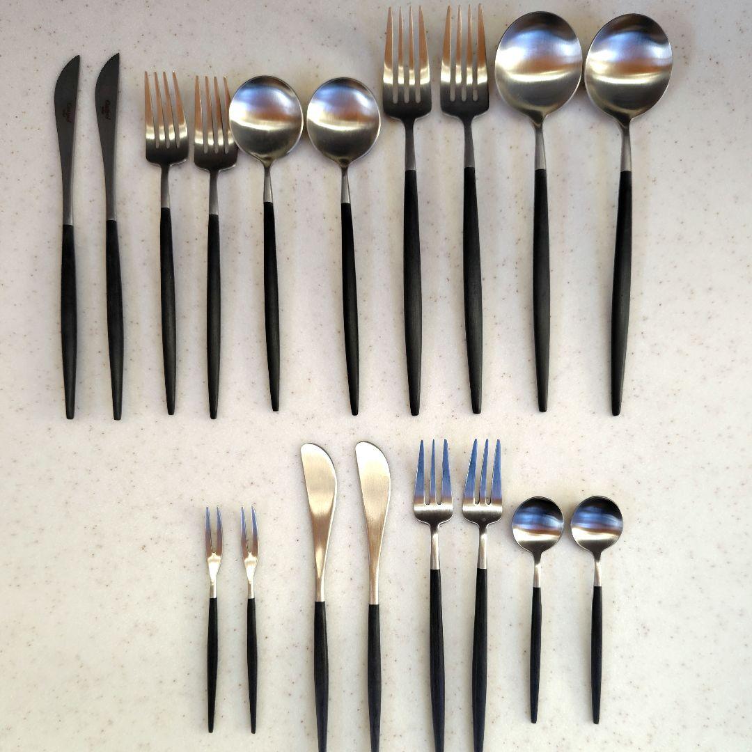 クチポール Cutipol ゴア GOA 9種×18本セット 正規品 国内正規品】Cutipol クチポール カトラリー / GOA ゴア / 黒 ブラック