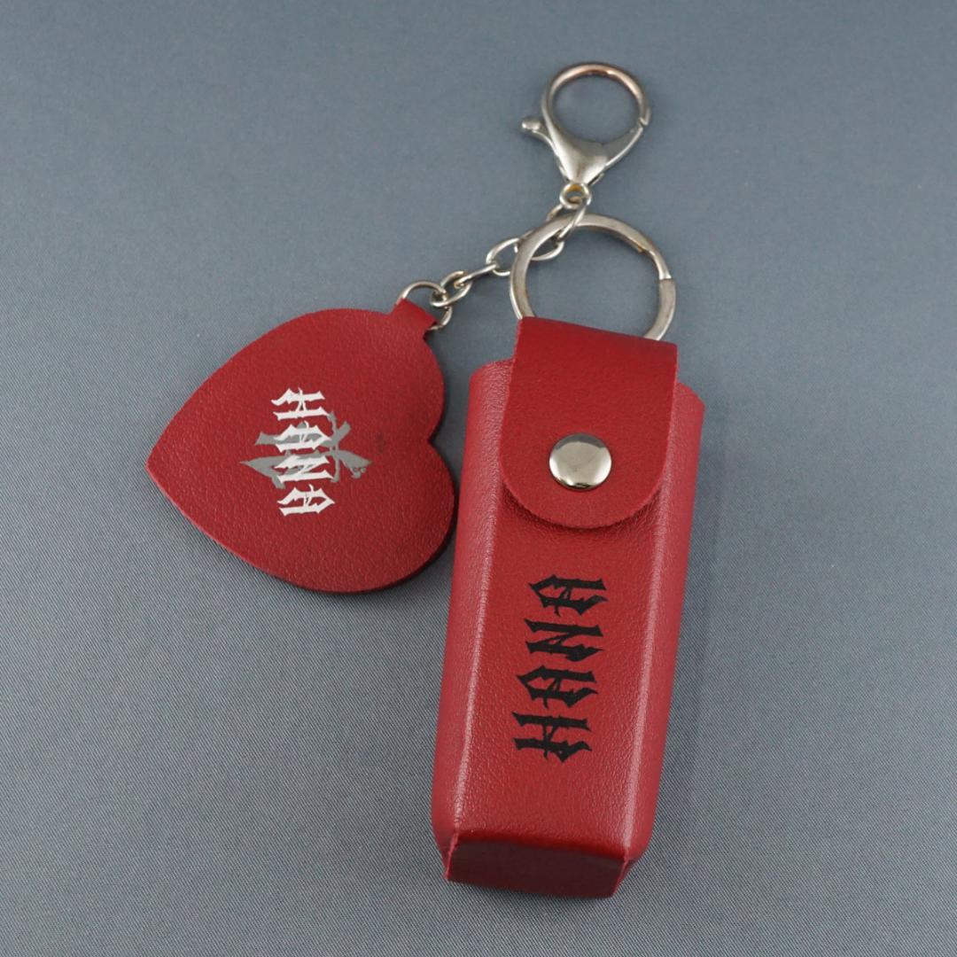 HANA ロゴリップケース デビュー前グッズ USED品 ワインレッド - メルカリ