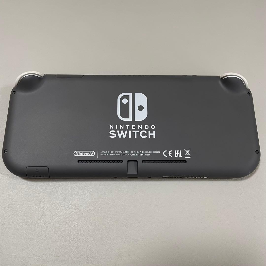 Nintendo Switch Lite グレー 本体 充電器 ケース付き - メルカリ