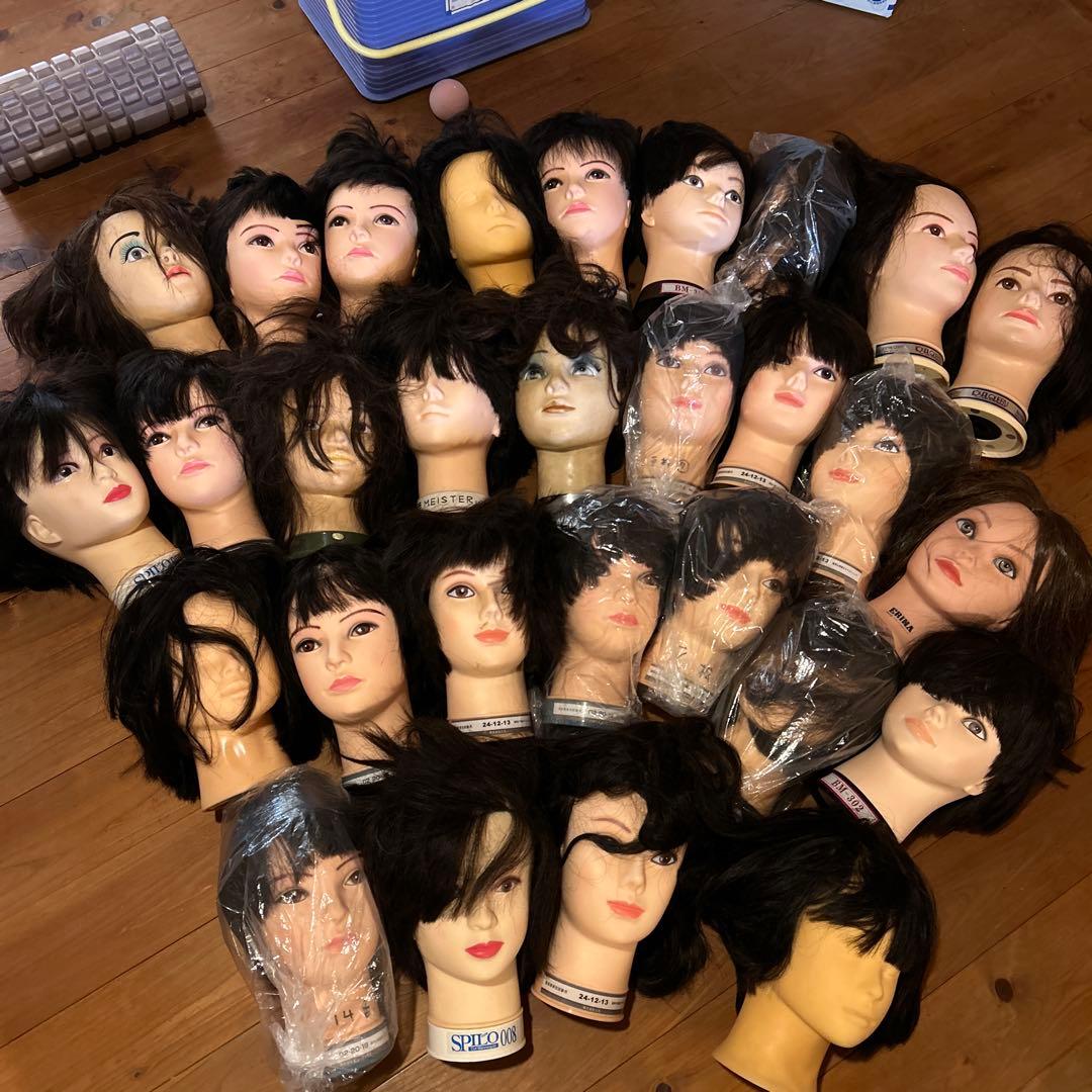 ウィッグ　セット　多数　28体 楽天市場】ウィッグ 自然 ストレート フルウィッグ 耐熱 かつら