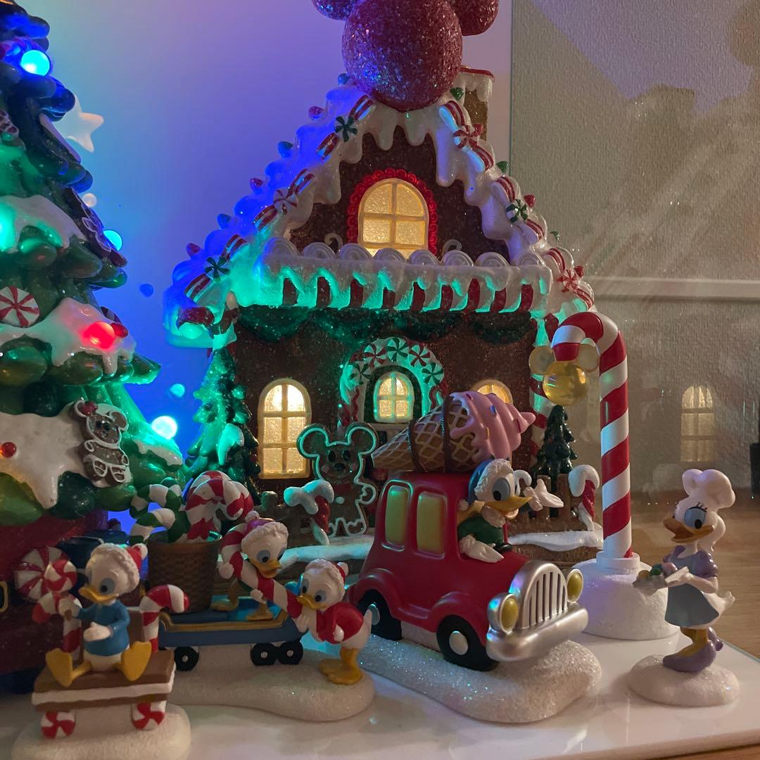 新品 展示品 限定】ディズニー クリスマス ヴィレッジ 13ピース
