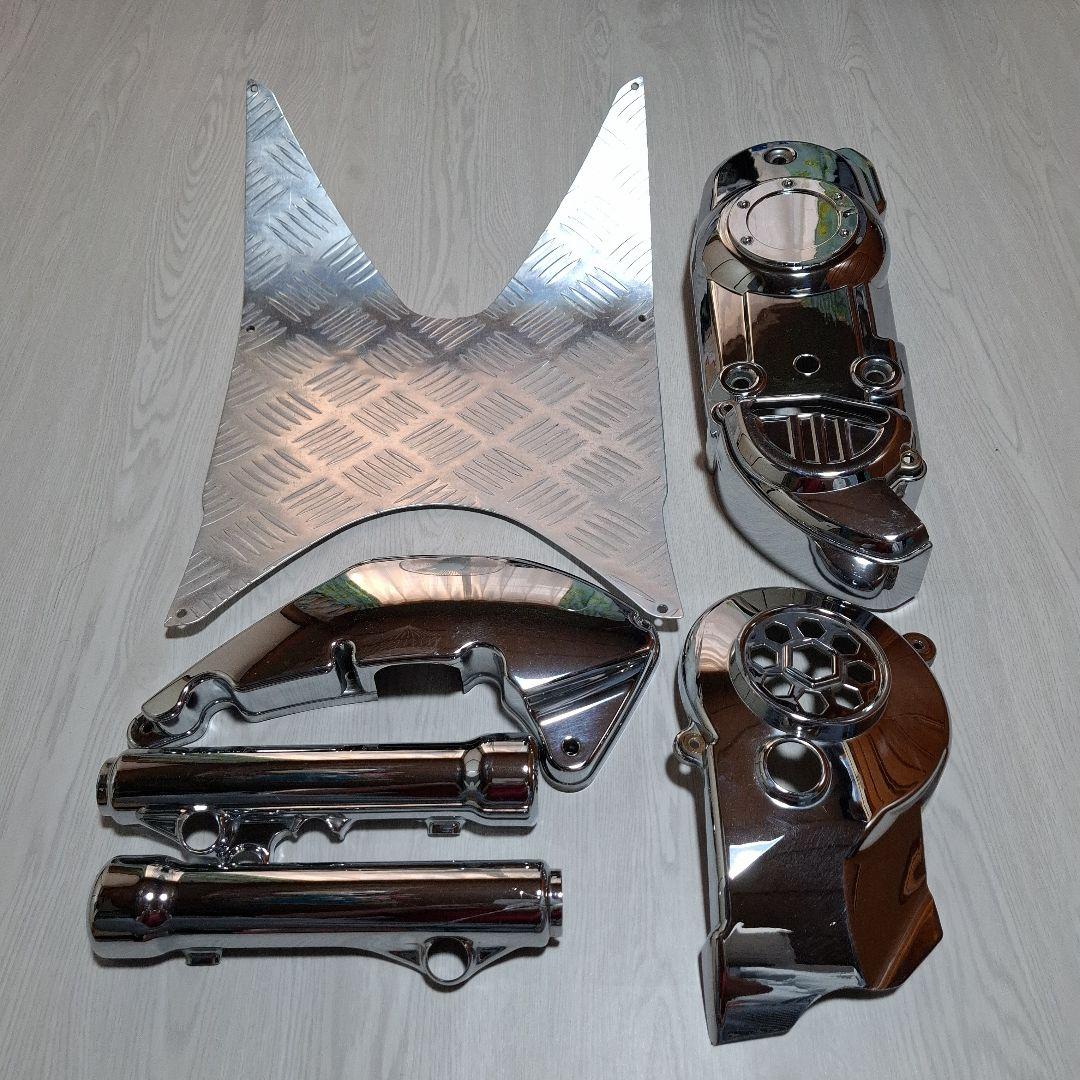 アドレスV125G用アルミ&メッキパーツセット 超限定品]国内発送正規品アドレスV125アルミホイール+ベアリング付