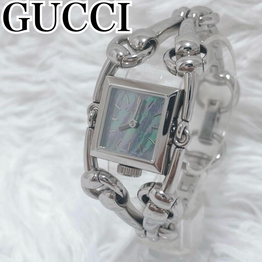 GUCCI グッチ シニョーリア シルバー スクエア腕時計 116.5 シェル 楽天市場】グッチ GUCCI 腕時計 シニョーリア 116.5 スクエア ブルー