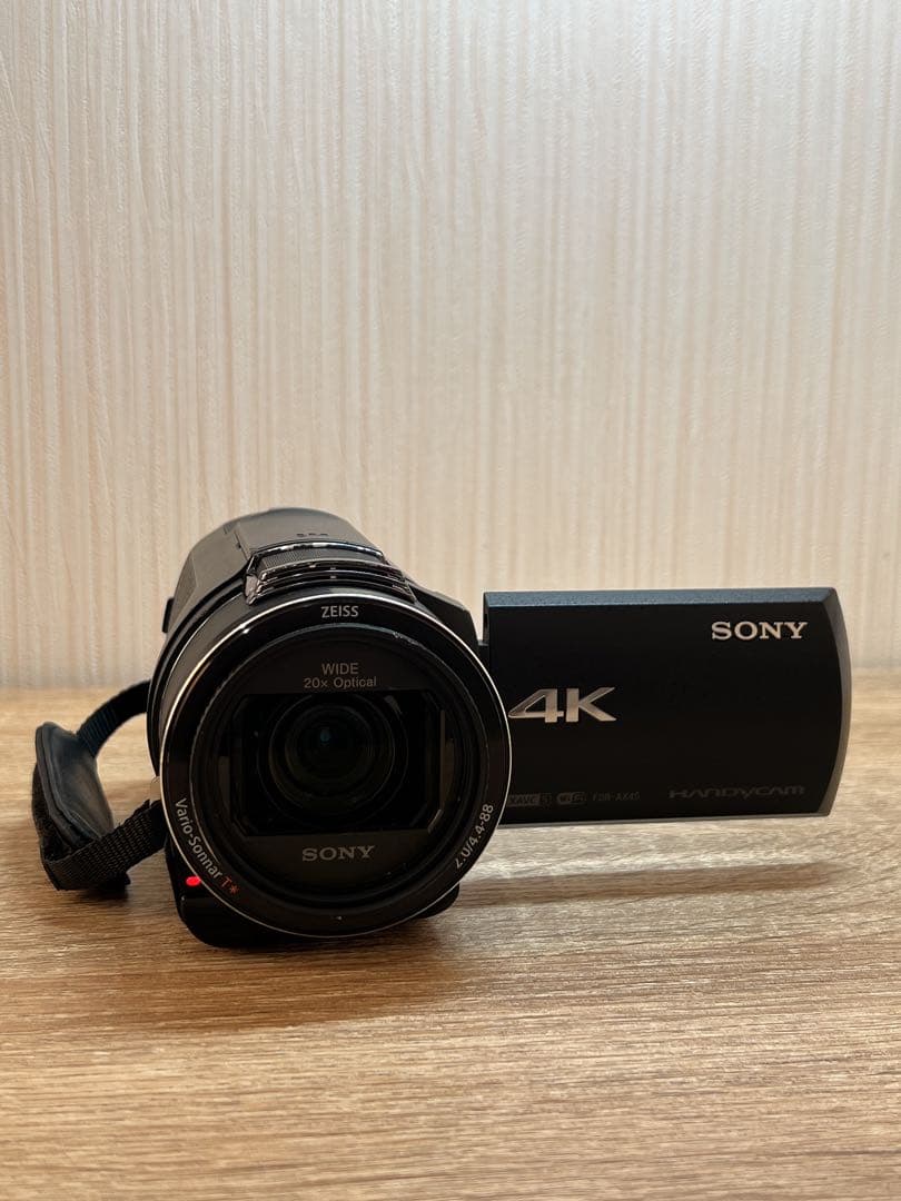 SONY FDR-AX45 4Kビデオカメラ 動作◯ 予備バッテリー、おまけ付き