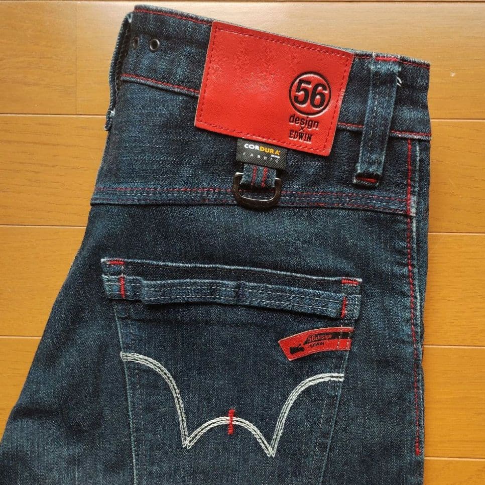 56design ✕ EDWIN 056R10 Sサイズ ライダーズジーンズ 56design（56デザイン） 【56design × EDWIN】056 Rider Jeans CORDURA