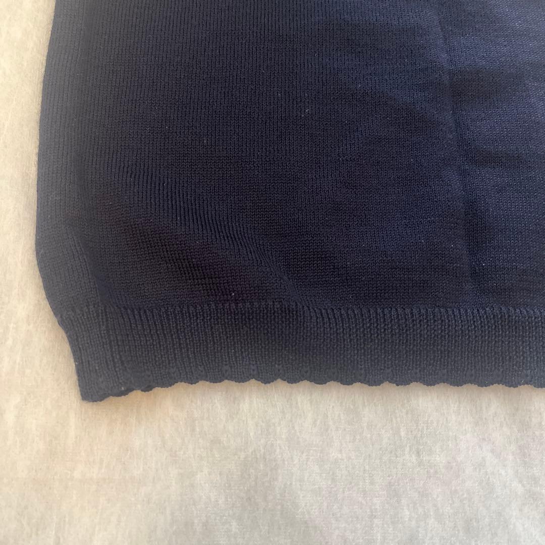 ファミリア ニットベスト ネイビー 120 お受験 - メルカリ
