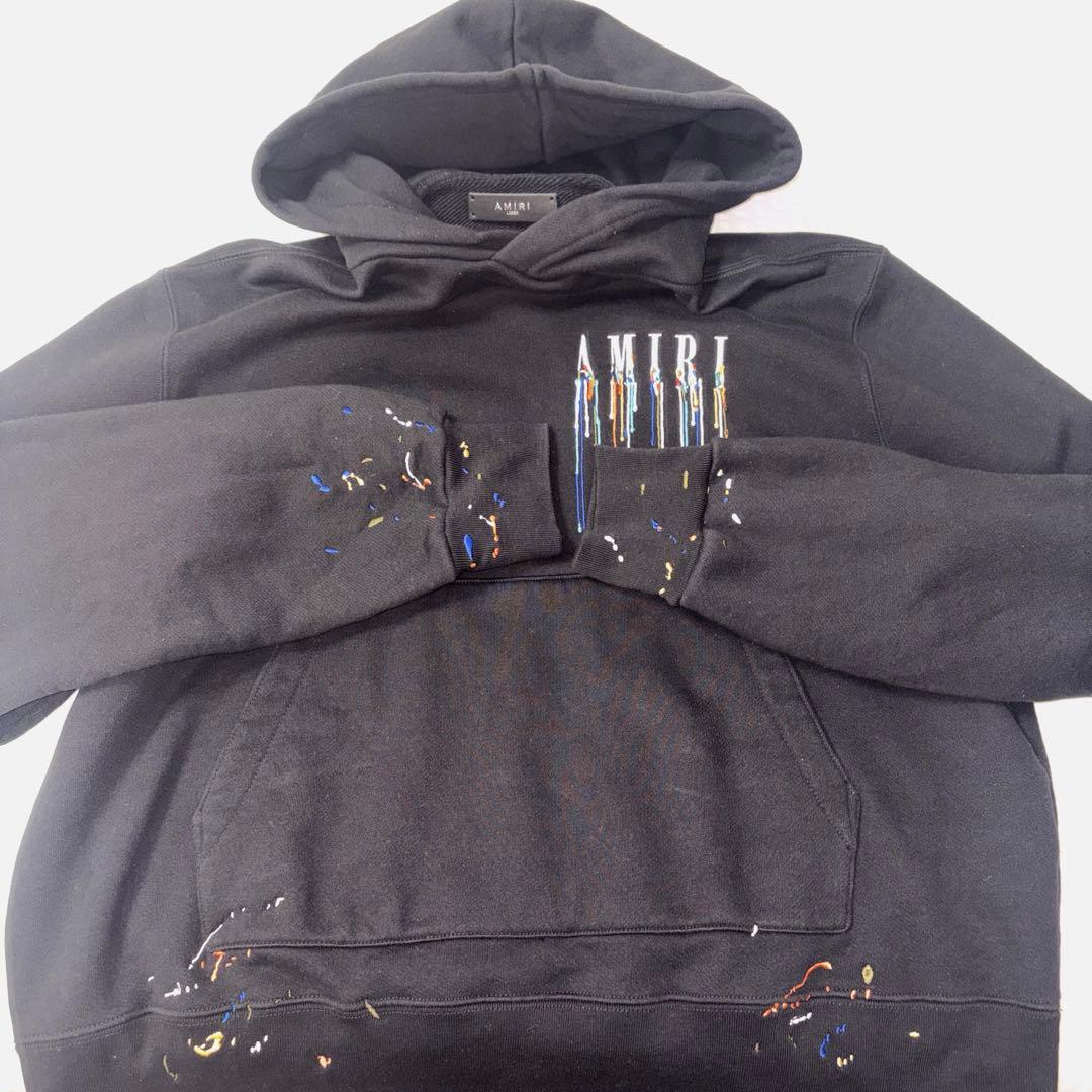 AMIRI パーカー Lサイズ AMIRI ロゴ パーカー | ブラック | FARFETCH JP