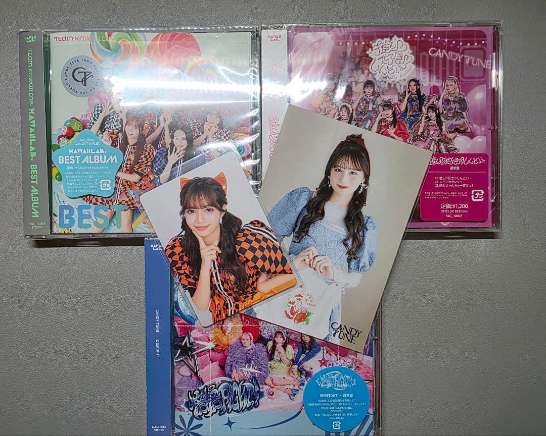 CANDY TUNE CD3枚セット 南なつトレカ、立花琴未写真付き - メルカリ