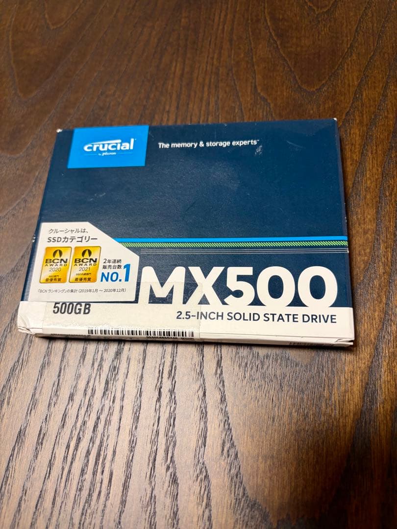 新品未使用 Crucial MX500 500GB 2.5インチSSD Crucial 500GB MX500 2.5