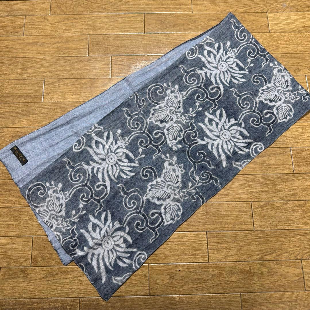 ダブルアールエル　インディゴ　ストール Double RL(RRL)Indigo Banner Stole ダブルアールエル 本藍染バナー