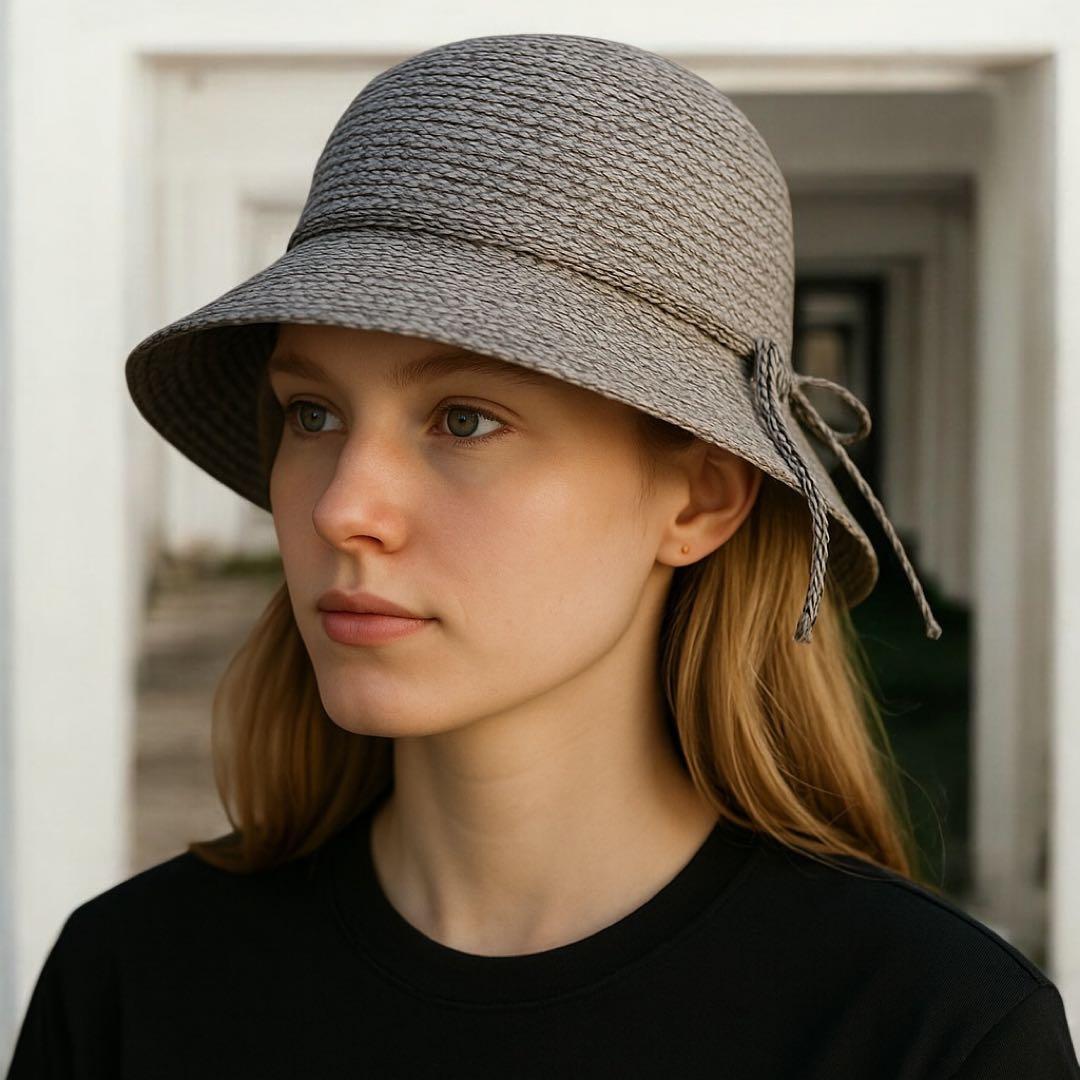 新品未使用品 ヘレンカミンスキー ラフィアハット 帽子VALENCE6 OS