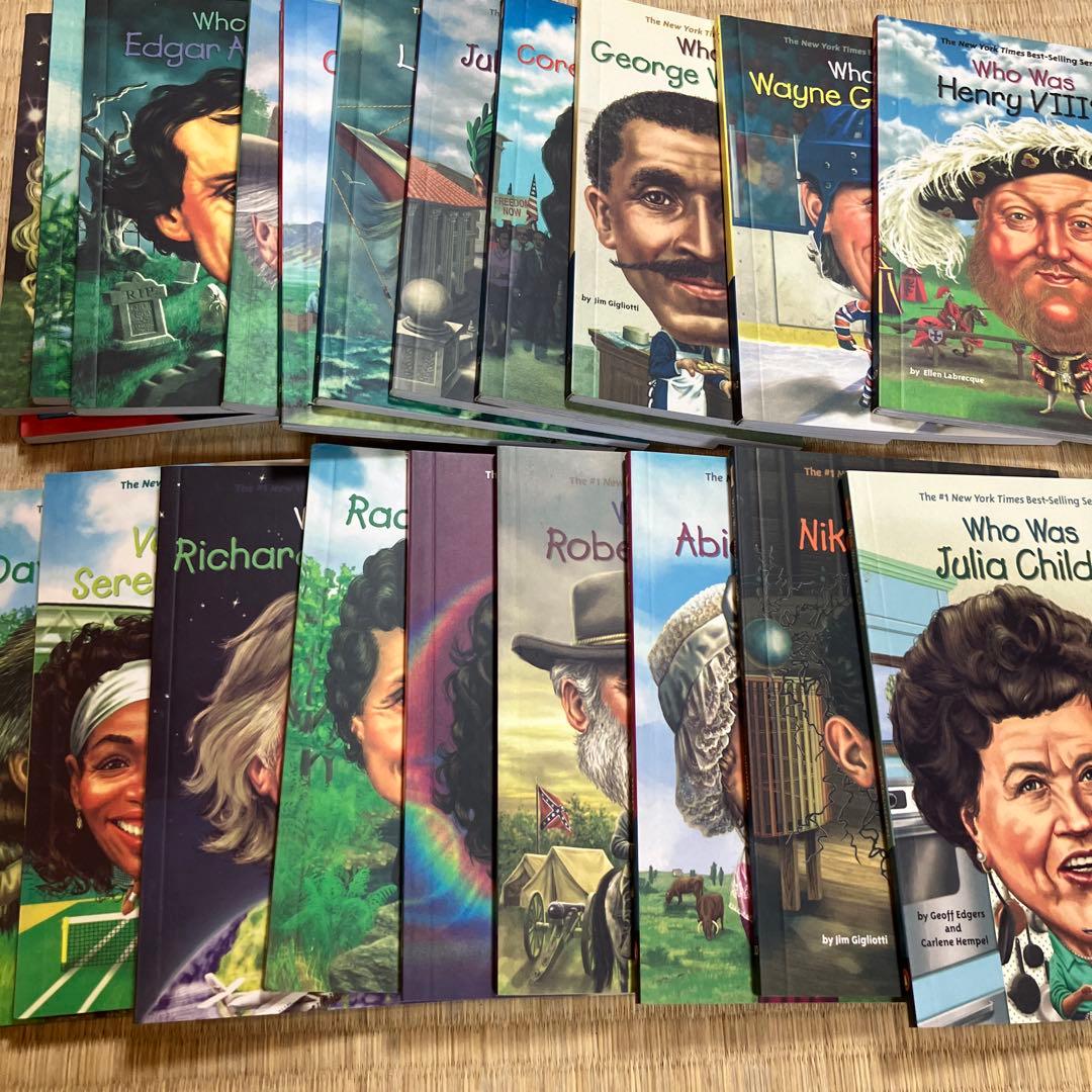 Who Was? シリーズ 伝記本セット 160冊フルセット Who Was? 偉人の伝記セット(全24巻): リーダー | 英語教材専門店ネリーズ