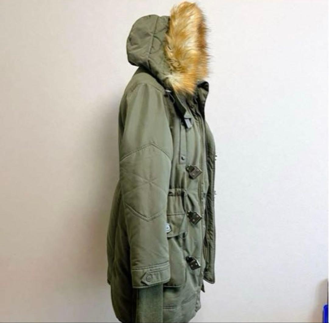 平成ギャル y2k ファー付き ミニタリー モッズコート フェアリー