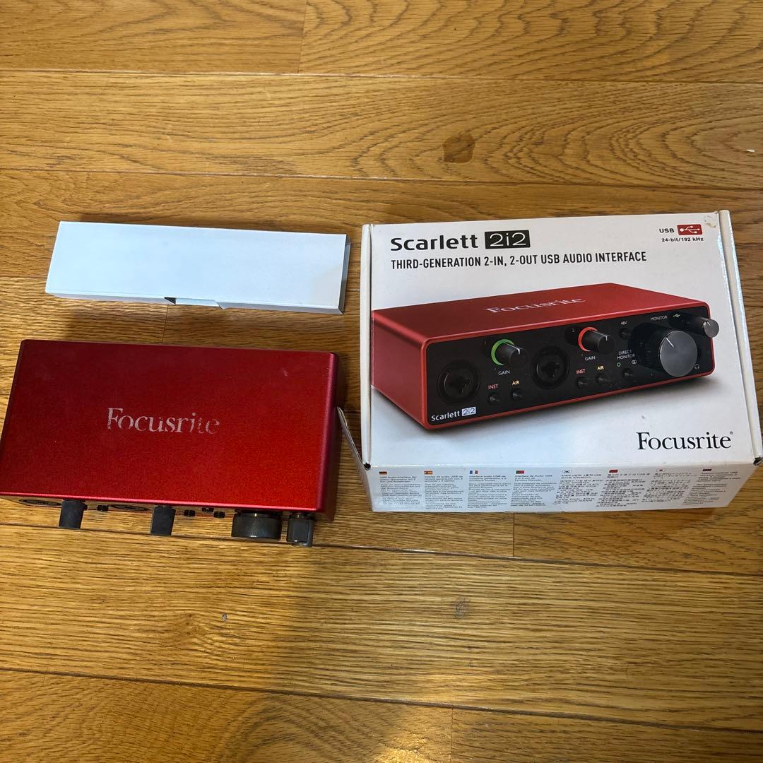 Focusrite Scarlett 2i2 オーディオインターフェイス Amazon.co.jp: Focusrite Scarlett 2i2 USBオーディオインターフェース