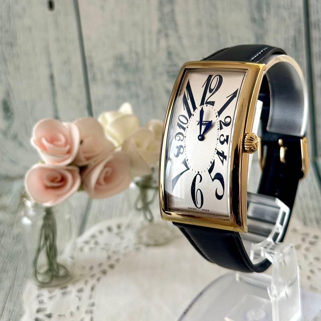 【希少.】TISSOT ティソ 腕時計 バナナウォッチ ゴールド Z181 ティソ バナナウォッチ Z181 銀文字盤 （メンズ時計） ｜兵庫県伊丹市