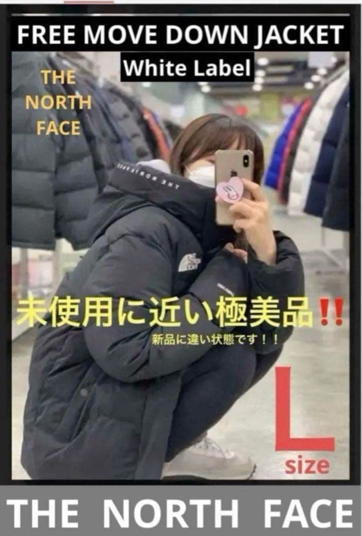 希少ノースフェイス　フリームーブダウンジャケット ブラック　Lサイズ THE NORTH FACE - ノースフェイス 新作フリームーブダウンジャケット L