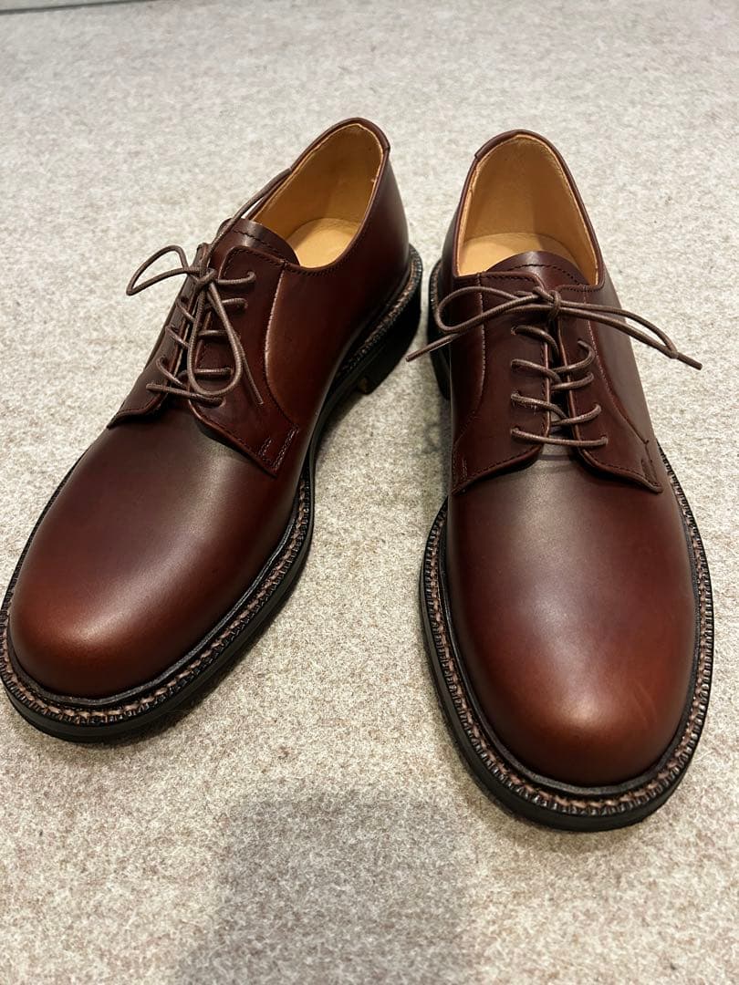 PADRONE新品未使用定価37,400円ダービープレーントゥクレープソール42 geostyle_pu7358-2033