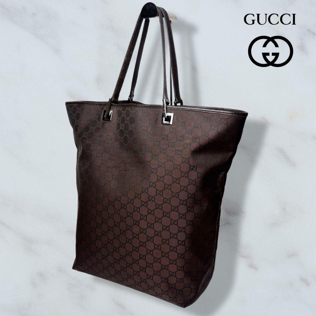 011 極美品 GUCCI ハンドバッグ トートバッグ 肩掛け GG柄 GUCCI（グッチ） バッグ レディース メンズ ブランド トートバッグ