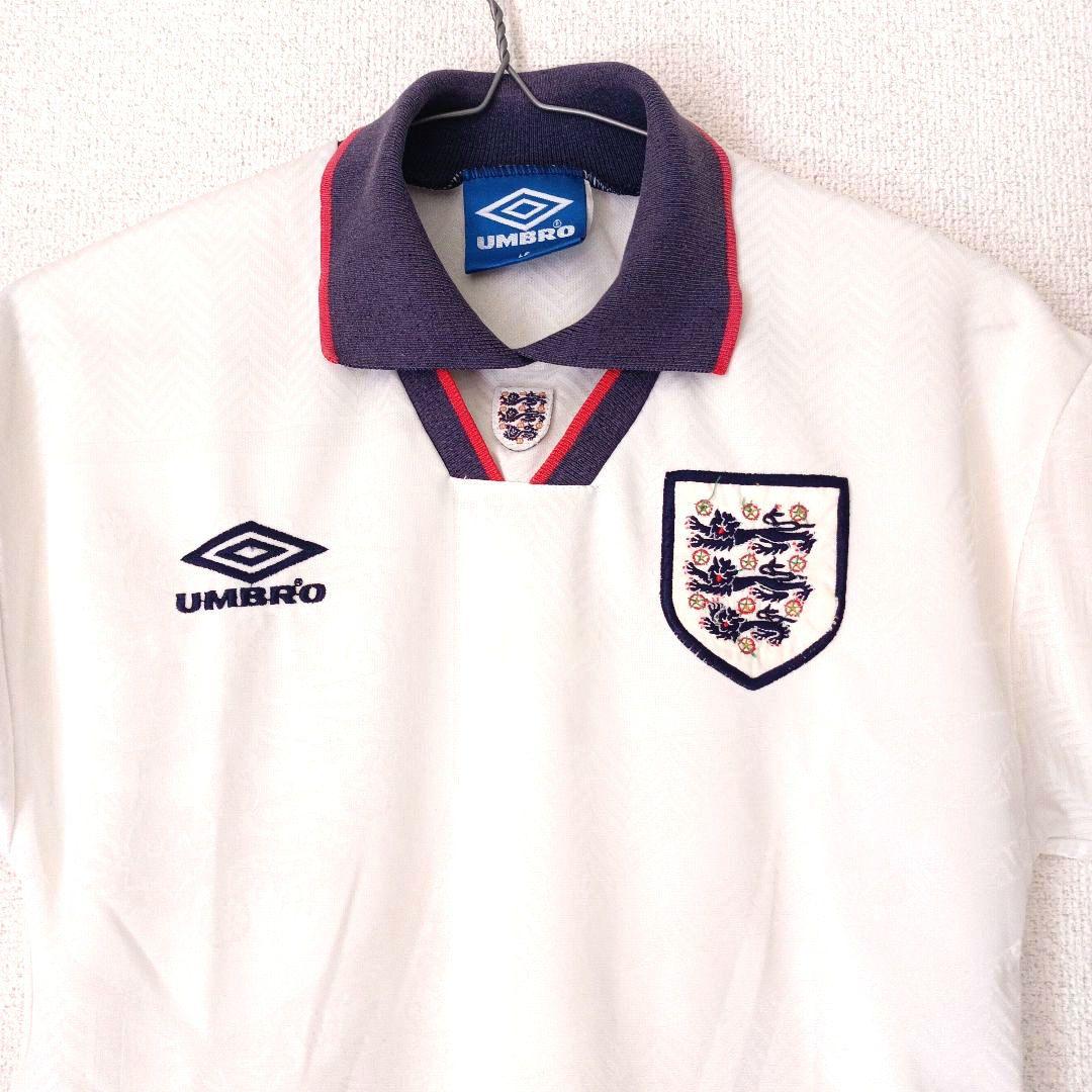 サッカー イングランド代表 ホームユニフォーム UMBRO 94年 LB - メルカリ